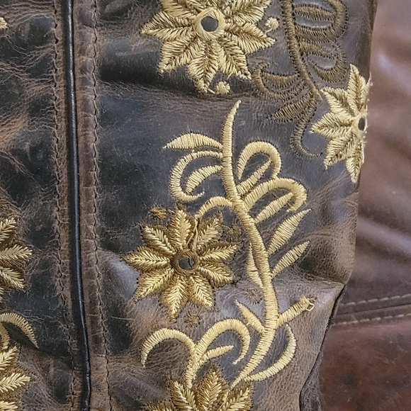 Laredo Brown Leather Western Boots - Picture 13 of 13